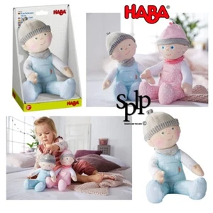 Puppe Chiffon Caline Pit Babypuppe Blau Grün- Ab La Geburt Haba Ref 305753 - Imagen 1 de 5