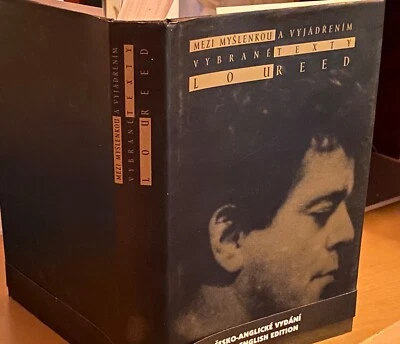 Lou Reed ENGLISH/CZECH Thought & Expression Hardback 1st edition FN LIKE NEW!  — 第 1/4 张图片