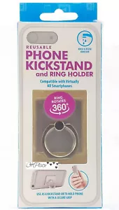 Emerge Technologies Reusable Phone Kickstand And Ring Holder 360 degrees - Picture 1 of 6