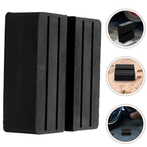 2Pcs Safe Jack Stand Rubber Pads Floor Jack Rubber Pad Jack Pad Friends Replace - Picture 1 of 12