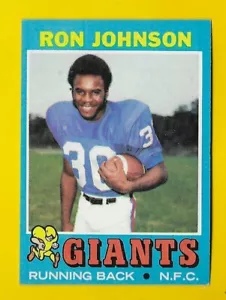 64484 1971 Topps #51 Ron Johnson RC Giants ex/mt+ - Imagen 1 de 3