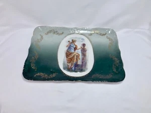 Vintage Ceramic Tray Woman Carving A Bust - Picture 1 of 6