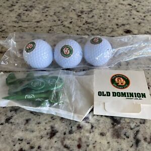 3- Old Dominion Freight Line Logo Golf Balls Tees Ball Markers Divot TF XL-2000