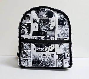 BERSERK ANIME BLACK AND WHITE MANGA MINI BACKPACK - Picture 1 of 6
