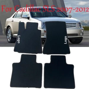 For Cadillac SLS 2007-2012 Car Floor Mats Velour Waterproof Black Anti-Slip Mats - Picture 1 of 7