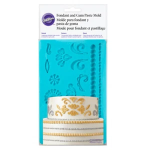 Wilton Damask Silicone Mould - Picture 1 of 1