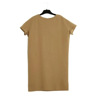Christian Dior by Gianfranco Ferre 1985s Robe FR36 Beige Boxy Minikleid US - Bild 1 von 3