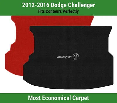 Alfombra de maletero Lloyd Velourtex para Dodge Challenger 2012-2016 con logotipo SRT Demon Foto 1 de 4