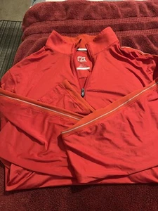 Cutter & Buck 1/4 Zip DryTec UPF 50+ Size M Pre-owned - Picture 1 of 5