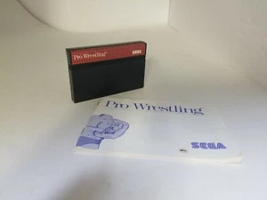 PRO WRESTLING game for Sega Master System Game & Manual TESTED #S38 - Picture 1 of 4