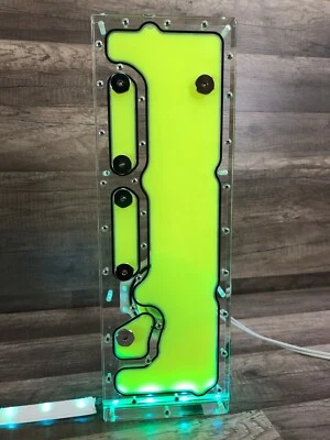 011 360 D5 v2 Reservoir-Distro water cooling block for D5 pump & 8 G1/4  - Image 1 of 4