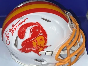 JON GRUDEN TAMPA BAY BUCCANEERS SB 37 CHAMPS  BECKETT  TB SIGNED MINI HELMET - Picture 1 of 2