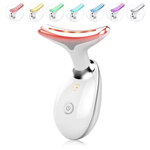 Light Based Multifunctional Facial Massager, 7 Color Portable Face White - Picture 1 of 4