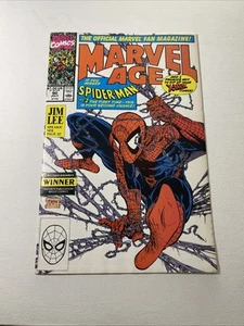 Marvel Age 90 Todd McFarlane 1st Published Spider-Man Art 1993 Marvel Jim Lee - Picture 1 of 9