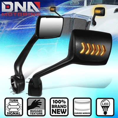 Espejos retrovisores de campana con señal de giro secuencial LED flecha 579 587 2011-2021 Foto 1 de 4