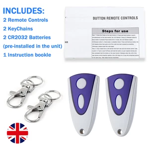 2pcs Remote Control for Novoferm Novotron 502/ 512 MIX43-2 433MHz，Garage Door - Picture 1 of 6