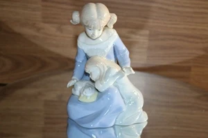Figurina riproduzione gattino Little Sisters 1534 originale Lladro è stata ritirata nel 86 - Foto 1 di 12