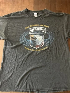 Camiseta Para Hombre De Colección 2000 101st Airborne Divison XL "Rendezvous With Destiny *fotos* - Imagen 1 de 7