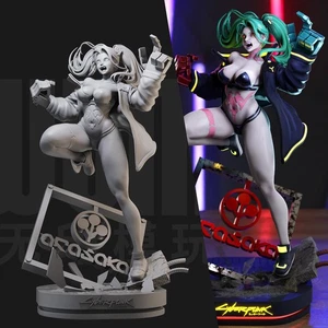 Rebecca Cyberpunk 2077 GK white model figure 3D printed Soldier model - Picture 1 of 5