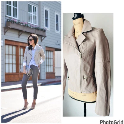 A.N.A Faux Leather Moto Jacket S - Image 1 of 4