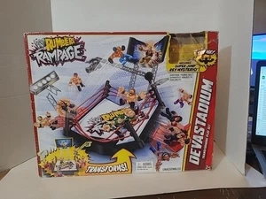 WWE Rumblers Rampage Devastadium w/ Rey Mysterio Figure 2012 *OPEN BOX COMPLETE* - Picture 1 of 5