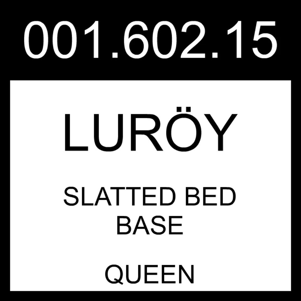 Base de cama de listones IKEA LUROY LURÖY Queen 001.602.15 Foto 1 de 1