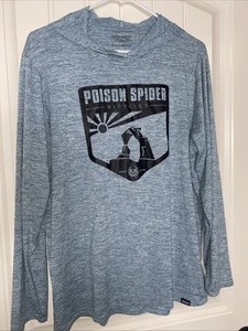 Patagonia Poison Spider Bicicletas Hombres Grande Manga Larga Capa Base Camisa Sudadera con Capucha - Imagen 1 de 6
