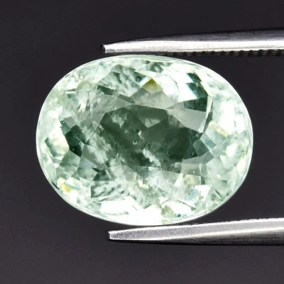 💎 Berilo verde natural ovalado de 4,74 quilates 11,5 x 9 mm - Piedra preciosa de África Foto 1 de 4