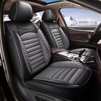 Car 2-Seat Covers Front Row Faux Leather Seat Cushion For 2007-2025 Ford Ranger Foto 1 de 4