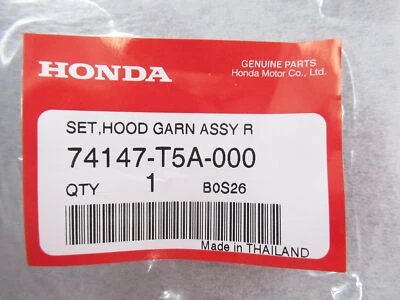 Подлинный оригинальный производитель Honda 74147-T5A-000 RH капот украшение верхний молдинг отделка 15-20 подходит - Изображение 1 из 4