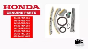 HONDA GENUINE ACURA Integra RSX S TYPE 2002 TO 2006 K20A2 2.0 TIMING CHAIN SET - Picture 1 of 14