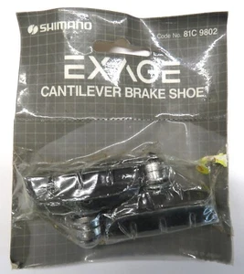 Vintage Shimano Exage Canti Cantilever U - Brake Shoes Bolt On - Picture 1 of 1