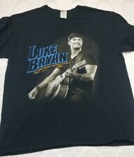 Luke Bryan Dirt Road Diaries 2013 Tour Concert T Shirt Large Black