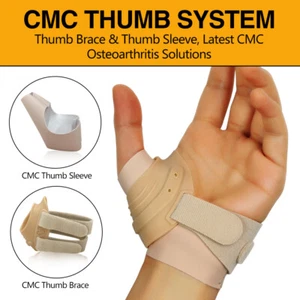 Thumb CMC Joint Support Spica Splint Brace Arthritis Tendonitis Right Left Hand - Picture 1 of 22