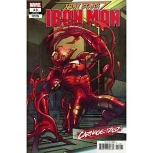 Tony Stark: Iron Man #14 Cover 2 in Near Mint condition. Marvel comics [y'