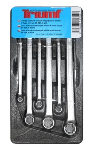 Llave de anillo herramienta Torx tornillos llave E6-E24 profundamente inclinado - Imagen 1 de 2