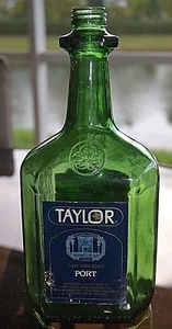 Vintage TAYLOR PORT Wine Bottle Dark Green Hammondsport NY New York Empty - Picture 1 of 7