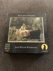 The Lady Of Shalott - John William Waterhouse 1000 Piece Purrfect Puzzle - Picture 1 of 1