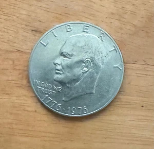 1976 Ein-Dollar-Münze keine postgedruckte Marke - Bild 1 von 2