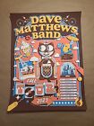 Dave Matthews Band Fall 2023 Poster 18×24 Numbered Mutiple Venue Tour Poster