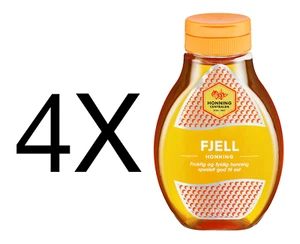 Fjell Berghonig Honen Centralen Norwegischer Honig Norsk Honen 4X350g - Bild 1 von 1