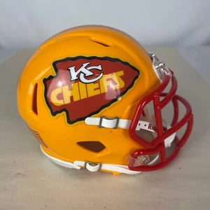 Kansas City Chiefs Custom Mini Helmet - Alternate Yellow - Picture 1 of 7