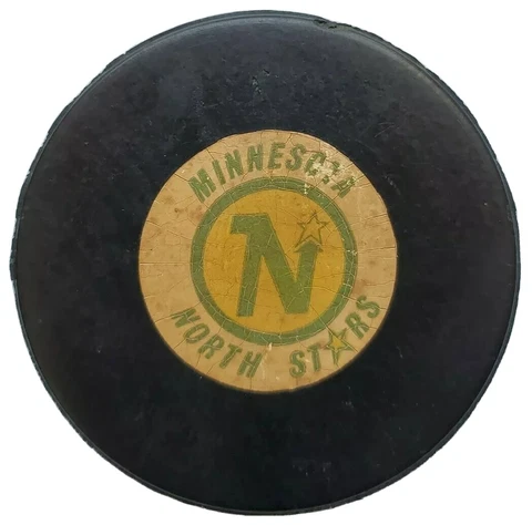 MINNESOTA NORTH STARS APPROVED NHL OFFICIAL GAME PUCK VINTAGE VICEROY MFG. 🇨🇦 Cover