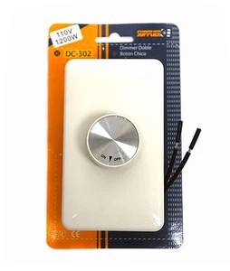 1pc Lighting Control Dimmer DC-302 AC110V 50-60Hz 1200W Lamp Resistance Load - Picture 1 of 5