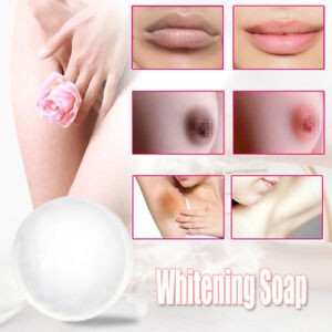 Whitening Soap Natural Active Enzyme Nipple Intimate Bath Shower Bleaching Soap