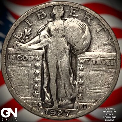 1927 S Standing Liberty Quarter Y1401 - Image 1 of 2