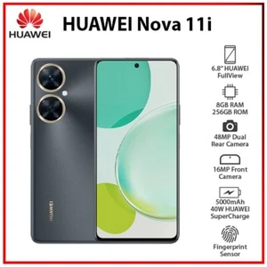(New&Unlocked) Huawei Nova 11i 8GB+256GB BLACK Dual SIM Android Mobile Phone AU - Picture 1 of 6