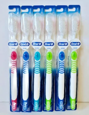 6 Pack Oral-B Complete Sensitive Extra Soft Sensitive Toothbrushes BEST PRICE !! - Image 1 of 2