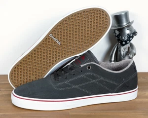 Zapatos de skate Emerica Shoes The Bryan Herman G6 Vulc gris blanco rojo gamuza 9/42 - Imagen 1 de 1