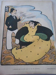 Caricature 1900 de Rouveyre Romance tu attends quoi pour me faire des ouvertures - Picture 1 of 1